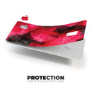 Bright Pink and Gray Geomtric Triangles - Premium Protective Decal Skin-Kit for the Apple Credit Card