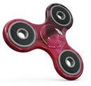 Bright Pink and Gray Geomtric Triangles Full-Body Fidget Spinner Skin-Kit