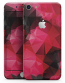 Bright Pink and Gray Geomtric Triangles - Skin-kit for the iPhone 8 or 8 Plus