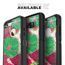 Bright Pink and Green Flowers - Skin Kit for the iPhone OtterBox Cases