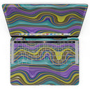 MacBook Pro with Touch Bar Skin Kit - Bright_Purple_Teal_and_Mustard_Yellow_Color_Waves-MacBook_13_Touch_V4.jpg?