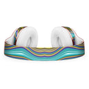 Bright Purple Teal and Mustard Yellow Color Waves Full-Body Skin Kit for the Beats by Dre Solo 3 Wireless Headphones