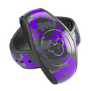 Bright Purple and Gray Digital Camouflage - Decal Skin Wrap Kit for the Disney Magic Band