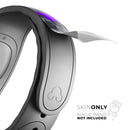 Bright Purple and Gray Digital Camouflage - Decal Skin Wrap Kit for the Disney Magic Band