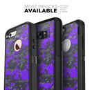 Bright Purple and Gray Digital Camouflage - Skin Kit for the iPhone OtterBox Cases