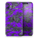 Bright Purple and Gray Digital Camouflage  - Protective Skin Wrap & Decal – Compatible with iPhone SE to iPhone 17 Pro Max (All Models)