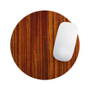 Bright Red Ebony Woodgrain// WaterProof Rubber Foam Backed Anti-Slip Mouse Pad for Home Work Office or Gaming Computer Desk
