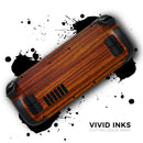 Bright Red Ebony Woodgrain // Vinyl Skin Wrap for Steam Deck OLED & Steam Deck (LCD) — Soft Matte or Ultra Gloss