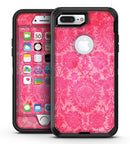 Bright Red Hue Floral Damask Pattern - iPhone 7 Plus/8 Plus OtterBox Case & Skin Kits