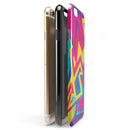 Bright Retro Color-Shapes iPhone 6/6s or 6/6s Plus 2-Piece Hybrid INK-Fuzed Case