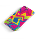 Bright Retro Color-Shapes iPhone 6/6s or 6/6s Plus 2-Piece Hybrid INK-Fuzed Case