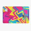 Bright Retro Color-Shapes - Premium Protective Decal Skin-Kit for the Apple Credit Card