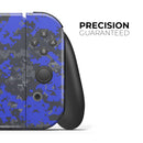 Bright Royal Blue and Gray Digital Camouflage // Skin Decal Wrap Kit for Nintendo Switch Console & Dock, Joy-Cons, Pro Controller, Lite, 3DS XL, 2DS XL, DSi, or Wii - Vinyl Skin Wrap for Nintendo Switch 2, OLED, Lite, Pro Controller & Wii