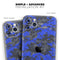 Bright Royal Blue and Gray Digital Camouflage - Skin-Kit compatible with the Apple iPhone 13, 13 Pro Max, 13 Mini, 13 Pro, iPhone 12, iPhone 11 (All iPhones Available)