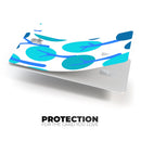 Bright Shades of Blue Cartoon Trees - Premium Protective Decal Skin-Kit for the Apple Credit Card