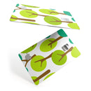 Bright Shades of Green Cartoon Trees - Premium Protective Decal Skin-Kit for the Apple Credit Card