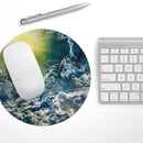 Bright Sun Over Cloud-Magic// WaterProof Rubber Foam Backed Anti-Slip Mouse Pad for Home Work Office or Gaming Computer Desk