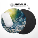 Bright Sun Over Cloud-Magic// WaterProof Rubber Foam Backed Anti-Slip Mouse Pad for Home Work Office or Gaming Computer Desk