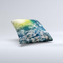 Bright Sun Over Cloud-Magic Ink-Fuzed Decorative Throw Pillow