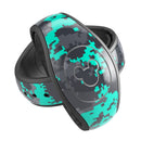 Bright Teal and Gray Digital Camouflage - Decal Skin Wrap Kit for the Disney Magic Band