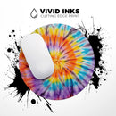 Bright Tie Dyed V1// WaterProof Rubber Foam Backed Anti-Slip Mouse Pad for Home Work Office or Gaming Computer Desk