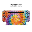 Bright Tie Dyed V1 // Skin Decal Wrap Kit for Nintendo Switch Console & Dock, Joy-Cons, Pro Controller, Lite, 3DS XL, 2DS XL, DSi, or Wii - Vinyl Skin Wrap for Nintendo Switch 2, OLED, Lite, Pro Controller, Wii & Classic Handhelds