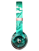 Bright Trendy Green Color Swirled Full-Body Skin Kit for the Beats by Dre Solo 3 Wireless Headphones
