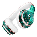 Bright Trendy Green Color Swirled Full-Body Skin Kit for the Beats by Dre Solo 3 Wireless Headphones