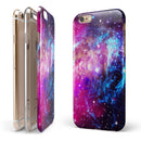 Bright Trippy Space iPhone 6/6s or 6/6s Plus 2-Piece Hybrid INK-Fuzed Case