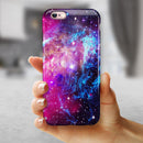 Bright Trippy Space iPhone 6/6s or 6/6s Plus 2-Piece Hybrid INK-Fuzed Case