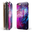 Bright Trippy Space iPhone 6/6s or 6/6s Plus 2-Piece Hybrid INK-Fuzed Case