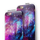 Bright Trippy Space iPhone 6/6s or 6/6s Plus 2-Piece Hybrid INK-Fuzed Case