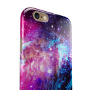Bright Trippy Space iPhone 6/6s or 6/6s Plus 2-Piece Hybrid INK-Fuzed Case