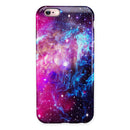 Bright Trippy Space iPhone 6/6s or 6/6s Plus 2-Piece Hybrid INK-Fuzed Case