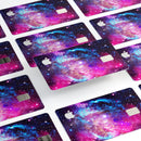 Bright Trippy Space - Premium Protective Decal Skin-Kit for the Apple Credit Card