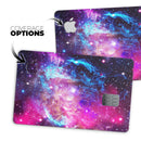 Bright Trippy Space - Premium Protective Decal Skin-Kit for the Apple Credit Card