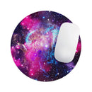 Bright Trippy Space// WaterProof Rubber Foam Backed Anti-Slip Mouse Pad for Home Work Office or Gaming Computer Desk