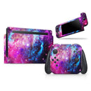 Bright Trippy Space // Skin Decal Wrap Kit for Nintendo Switch Console & Dock, Joy-Cons, Pro Controller, Lite, 3DS XL, 2DS XL, DSi, or Wii - Vinyl Skin Wrap for Nintendo Switch 2, OLED, Lite, Pro Controller, Wii & Classic Handhelds