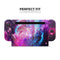 Bright Trippy Space - Full Body Skin Decal Wrap Kit for Nintendo Switch Console & Dock, Pro Controller, Switch Lite, 3DS XL, 2DS XL, DSi, Wii