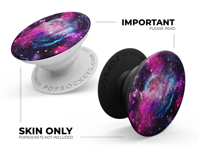 Bright Trippy Space - Skin Kit for PopSockets and other Smartphone Extendable Grips & Stands
