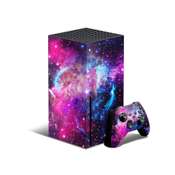 Bright Trippy Space - Full Body Skin Decal Wrap Kit for Xbox Consoles & Controllers