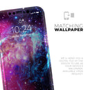 Bright Trippy Space  - Protective Skin Wrap & Decal – Compatible with iPhone SE to iPhone 17 Pro Max (All Models)