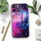 Bright Trippy Space // Full-Body Skin Decal Wrap Cover for Apple iPhone 15, 14, 13, Pro, Pro Max, Mini, XR, XS, SE (All Models)