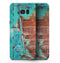 Bright Turquise Rusted Surface - Samsung Galaxy S8 Full-Body Skin Kit
