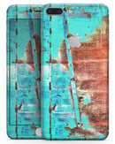Bright Turquise Rusted Surface - Skin-kit for the iPhone 8 or 8 Plus