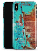 Bright Turquise Rusted Surface - iPhone X Clipit Case