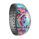 Bright WaterColor Floral - Decal Skin Wrap Kit for the Disney Magic Band