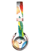 Bright Water Color Painted Feather Full-Body Skin Kit for the Beats by Dre Solo 3 Wireless Headphones