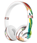 Bright Water Color Painted Feather Full-Body Skin Kit for the Beats by Dre Solo 3 Wireless Headphones