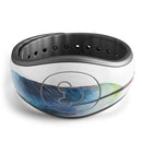 Bright Water Color Painted Feather - Decal Skin Wrap Kit for the Disney Magic Band